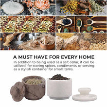 Load image into Gallery viewer, salt_cellar_with_lid_kitchen_counter_decor