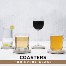 Load image into Gallery viewer, Premium Marble Depth Design Coaster Plates Set of 4 Luxury Table Coasters, Marble Coasters