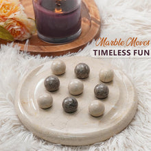 Load image into Gallery viewer, Marble Tic Tac Toe Game Set Handmade Strategy Board Games for Coffee Table Decor