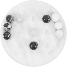 Load image into Gallery viewer, Marble Tic Tac Toe Game Set Handmade Strategy Board Games for Coffee Table Decor