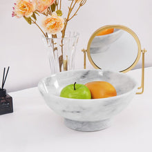 Load image into Gallery viewer, serving bowl, decorative bowl , marble fruit bowl
