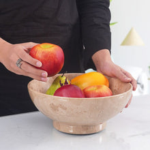 Load image into Gallery viewer, serving bowl, decorative bowl , marble fruit bowl