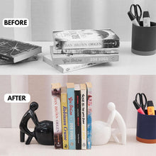 Load image into Gallery viewer, stoneman bookends, decorative bookends, marble bookends