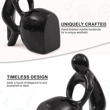 Load image into Gallery viewer, stoneman bookends, decorative bookends, marble bookends