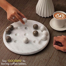 Load image into Gallery viewer, tic tac toe, marble tic tac toe, tic tac toe game