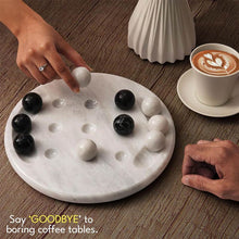 Load image into Gallery viewer, tic tac toe, marble tic tac toe, tic tac toe game