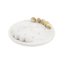 Load image into Gallery viewer, tic tac toe, marble tic tac toe, tic tac toe game