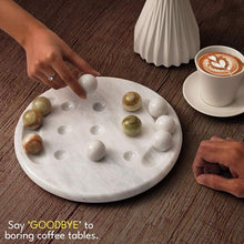 Load image into Gallery viewer, tic tac toe, marble tic tac toe, tic tac toe game