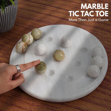 Load image into Gallery viewer, tic tac toe, marble tic tac toe, tic tac toe game