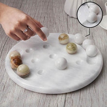 Load image into Gallery viewer, tic tac toe, marble tic tac toe, tic tac toe game