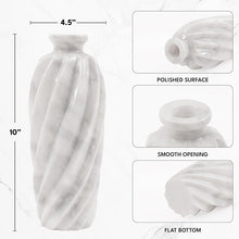 Load image into Gallery viewer, vase, flower vase, vase décor, marble vase