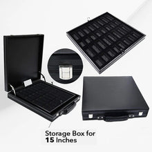 Load image into Gallery viewer, 15 Inches RADICALn Staunton Chess Game Storage Box -Leather Material
