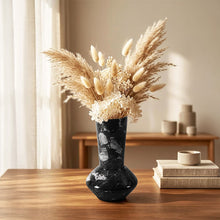 Load image into Gallery viewer, Marble Vase for Flowers 20cm, Handmade Flower Vase, Elegant Home Decor Vase, Modern Decorative Vases for Living Room, Bedroom Shelf &amp; Table Centerpiece
