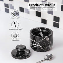 Load image into Gallery viewer, Salt Cellar Set of 2 with Spoon Premium Kitchen Tabletop Salt &amp; Spice Accessory
