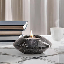 Load image into Gallery viewer, Tea Light Candle Holders Set of 3 – Handcrafted Natural Marble Tealight &amp; Votive Holders
