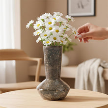 Load image into Gallery viewer, Marble Vase for Flowers 20cm, Handmade Flower Vase, Elegant Home Decor Vase, Modern Decorative Vases for Living Room, Bedroom Shelf &amp; Table Centerpiece
