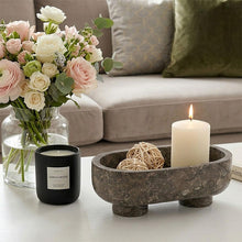 Load image into Gallery viewer, Marble Oval Bowl With Stand 10" Inches Handmade Decorative Bowl
