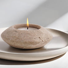 Load image into Gallery viewer, Tea Light Candle Holders Set of 3 – Handcrafted Natural Marble Tealight &amp; Votive Holders
