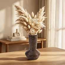 Load image into Gallery viewer, Marble Vase for Flowers 20cm, Handmade Flower Vase, Elegant Home Decor Vase, Modern Decorative Vases for Living Room, Bedroom Shelf &amp; Table Centerpiece
