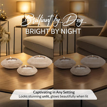 Load image into Gallery viewer, Tea Light Candle Holders Set of 3 – Handcrafted Natural Marble Tealight &amp; Votive Holders
