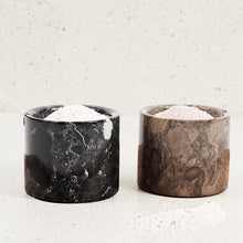 Load image into Gallery viewer, Stylish Marble Salt Cellar with Tray, Trinket Box Kitchen Décor Salt Pepper Bowls
