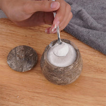 Load image into Gallery viewer, SALT CANDY BELL SMALL Handcrafted Marble Salt Cellar with Lid &amp; Spoon – Large Decorative Salt Candy Bell Storage Jar
