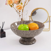 Load image into Gallery viewer, Fruit Bowl Marble Home Décor Kitchen Organization Bowl For Kitchen Counter Top - B
