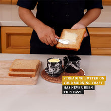 Load image into Gallery viewer, Mini Butter Keeper with Stainless Steel Knife  Design C  Butter Dish &amp; butter container
