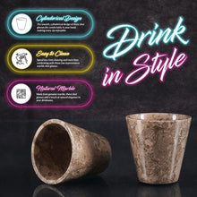 Load image into Gallery viewer, Marble Tequila Shot Glasses
