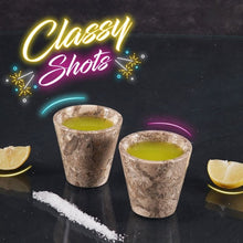 Load image into Gallery viewer, Marble Tequila Shot Glasses
