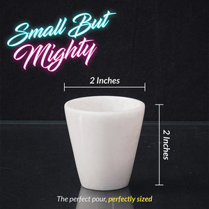 Marble Tequila Shot Glasses