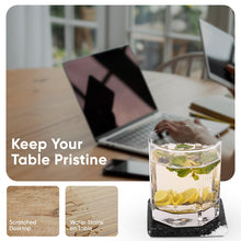 Load image into Gallery viewer, Full square coaster set with holder
