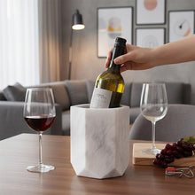 Load image into Gallery viewer, Marble Wine Bottle Chiller – Luxury Stone Wine Cooler for Dining, Parties &amp; Home Bar
