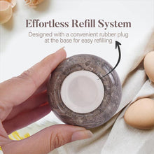 Load image into Gallery viewer, Salt and Pepper Egg Shape Set Of 2
