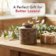 Load image into Gallery viewer, Marble Butter Dish - Butter Crock
