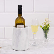 Load image into Gallery viewer, Luxury Marble Wine Chiller | Natural Stone Wine Cooler for Champagne &amp; Wine Bottles
