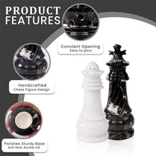 Load image into Gallery viewer, Chess Design Salt And Pepper Shakers, Set of 2 Kitchen &amp; Dining Decor
