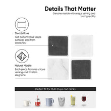 Load image into Gallery viewer, Full square coaster set with holder
