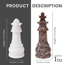 Load image into Gallery viewer, Chess Design Salt And Pepper Shakers, Set of 2 Kitchen &amp; Dining Decor
