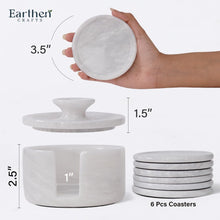 Load image into Gallery viewer, COASTER SET - ROUND WITH CAP
