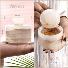 Load image into Gallery viewer, Stylish Marble Salt Cellar Trinket Box Kitchen Décor Salt Pepper Bowls
