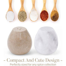 Load image into Gallery viewer, Salt and Pepper Egg Shape Set Of 2
