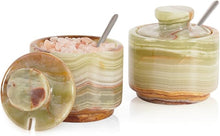 Load image into Gallery viewer, Pestle Salt Candy Set of 2 with Spoon Premium Kitchen Tabletop Salt &amp; Spice Accessory
