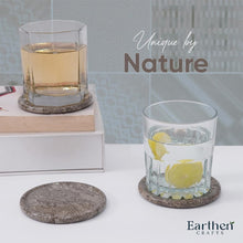 Load image into Gallery viewer, COASTER SET - ROUND WITH CAP
