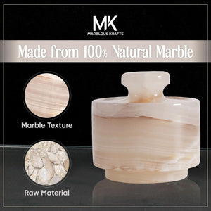 Stylish Marble Salt Cellar Trinket Box Kitchen Décor Salt Pepper Bowls