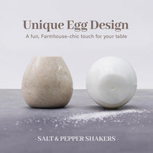 Load image into Gallery viewer, Salt and Pepper Egg Shape Set Of 2
