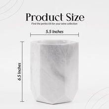 Load image into Gallery viewer, Marble Wine Bottle Chiller – Luxury Stone Wine Cooler for Dining, Parties &amp; Home Bar

