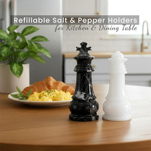 Load image into Gallery viewer, Chess Design Salt And Pepper Shakers, Set of 2 Kitchen &amp; Dining Decor
