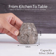 Load image into Gallery viewer, Salt and Pepper Egg Shape Set Of 2
