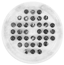 Load image into Gallery viewer, Peg Solitaire 10” Marble Puzzle Game, Marble Peg Solitaire Board Game, Marble Solitaire Puzzle
